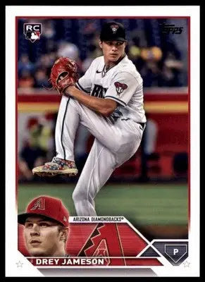 Drey Jameson Rookie 2023 Topps #502 Arizona Diamondbacks - Baseball Card Single