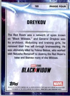 Dreykov - 2025 Topps Chrome Marvel Studios - #109 - Non_sport - Marvel Card Single