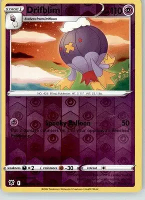 Drifblim - Astral Radiance - 064/189 - Reverse Holo LP Pokemon - Pokémon Card Single