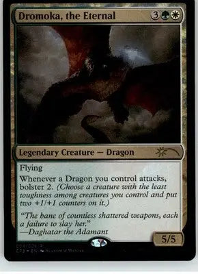 Dromoka the Eternal - Unique and Miscellaneous Promos - 4 - Foil LP Magic - Magic Card Single