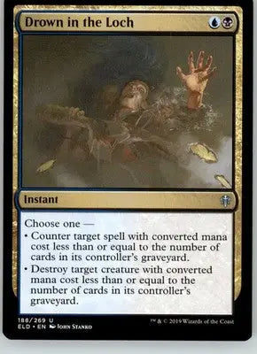 Drown in the Loch - Throne of Eldraine - 188 - NM Magic: The Gathering - Magic Card Single