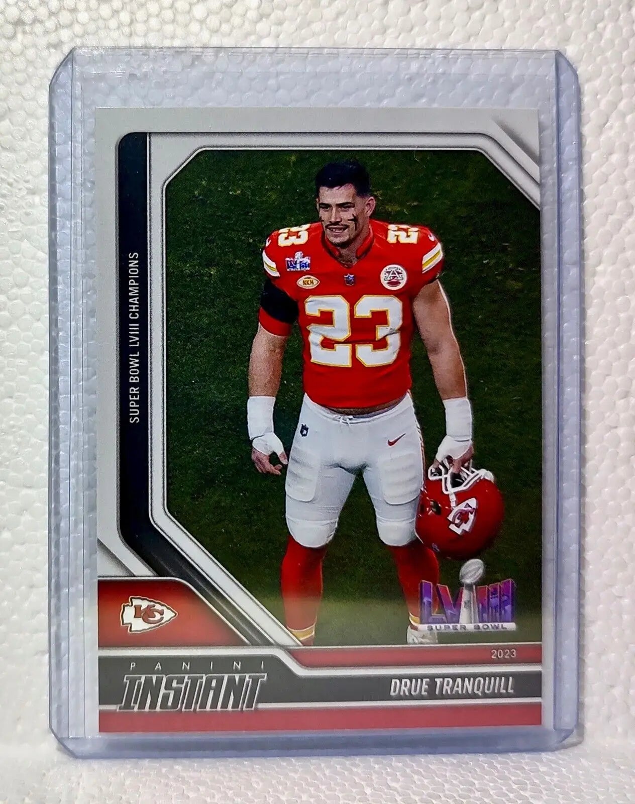 Dru Tranquill 2023 Panini NFL Superbowl Champions #33 Card Kansas City Chiefs - Football Card Single