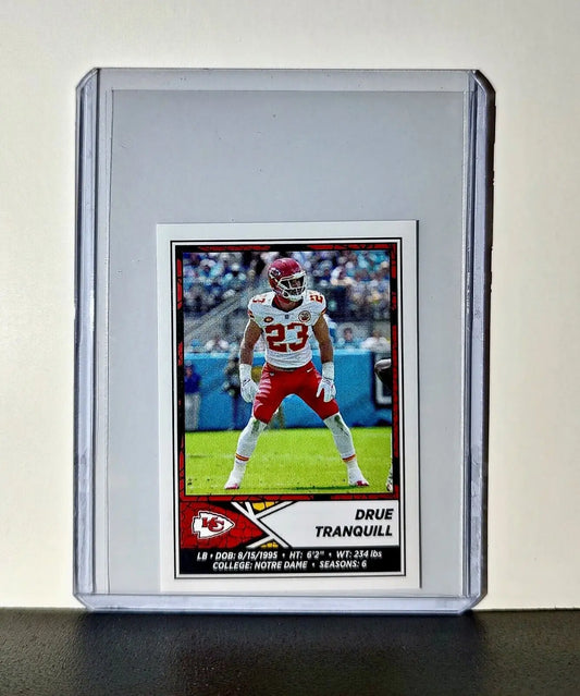 Drue Tranquill 2024 Panini NFL Sticker #259 Kansas City Chiefs - Football Card Single