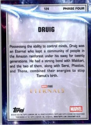 Druig - 2025 Topps Chrome Marvel Studios - #124 - Non_sport - Marvel Card Single