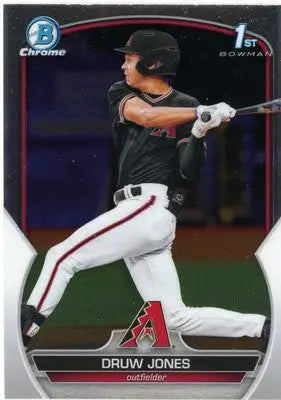 Druw Jones 2023 Bowman Chrome Prospects #BCP-25 Arizona Diamondbacks - Baseball Card Single