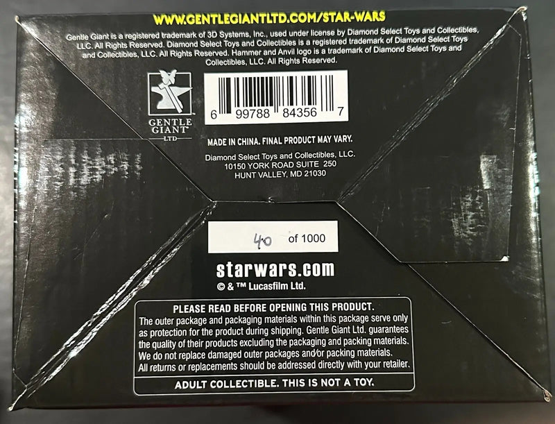 Gentle Giant Star Wars A New Hope Red Leader mini bust collectible box