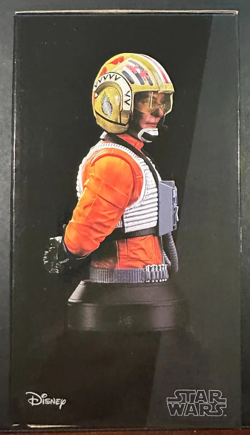 Luke Skywalker bust from Hope Red Leader mini bust by Gentle Giant for Star Wars fans