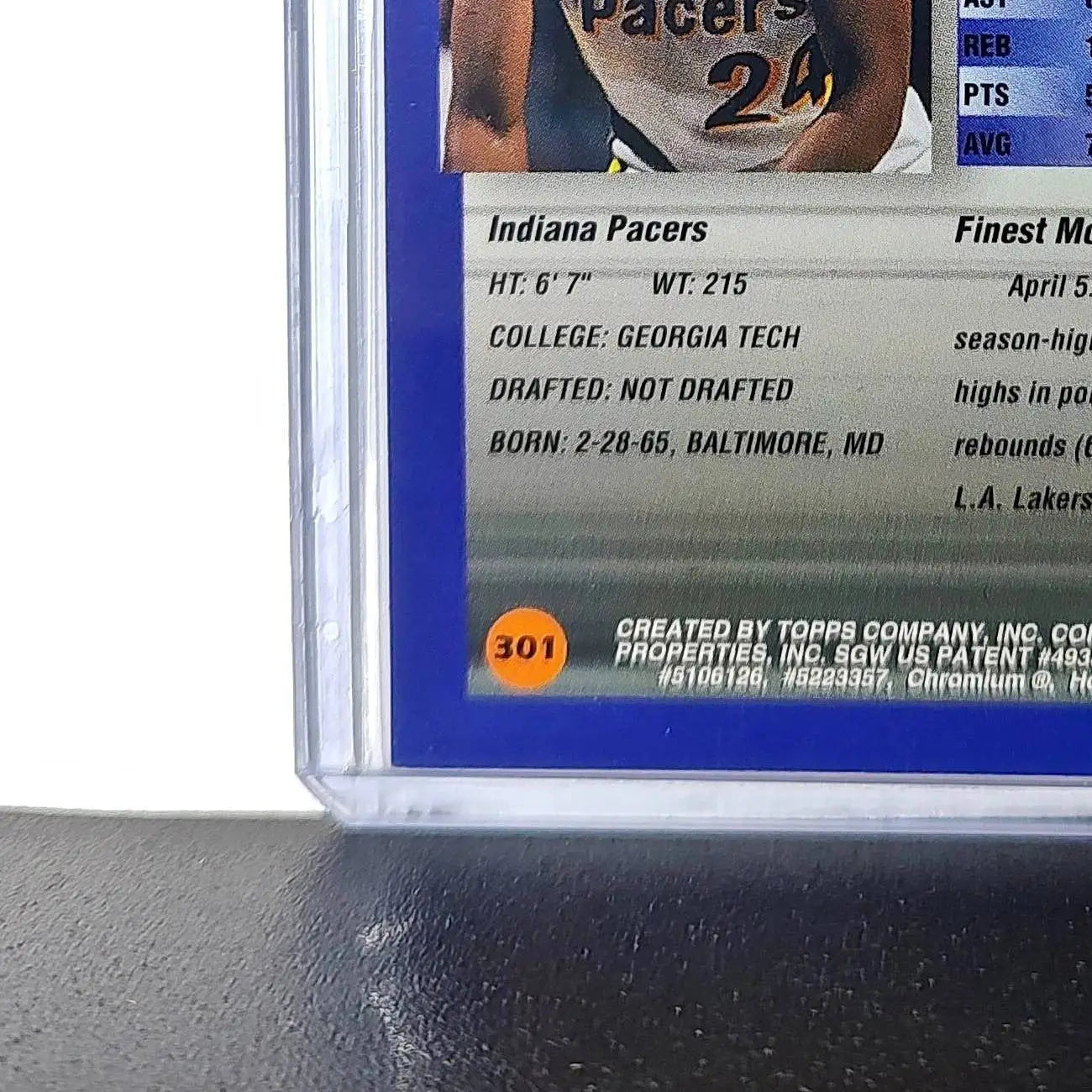 Duane Ferrell 1994-95 Topps Finest #301 Basketball Card