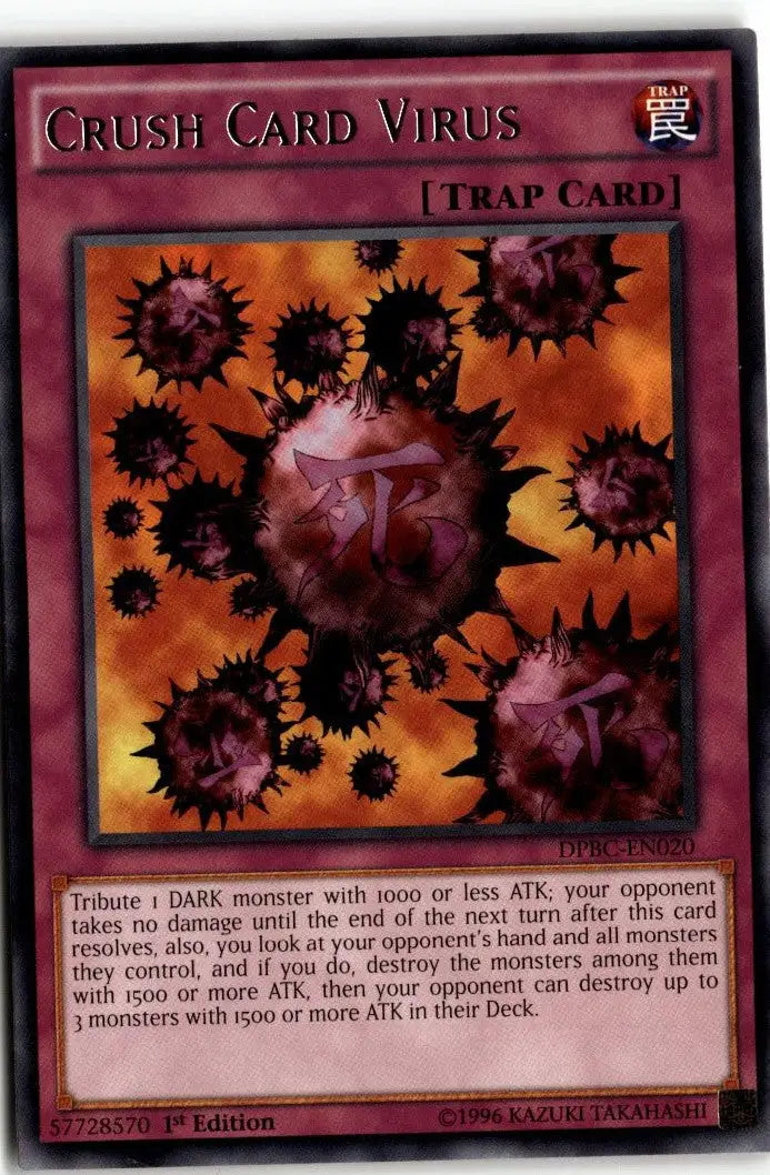 Duelist Pack: Battle City #DPBC-EN020 Crush Card Virus - Yu-Gi-Oh! Card Single