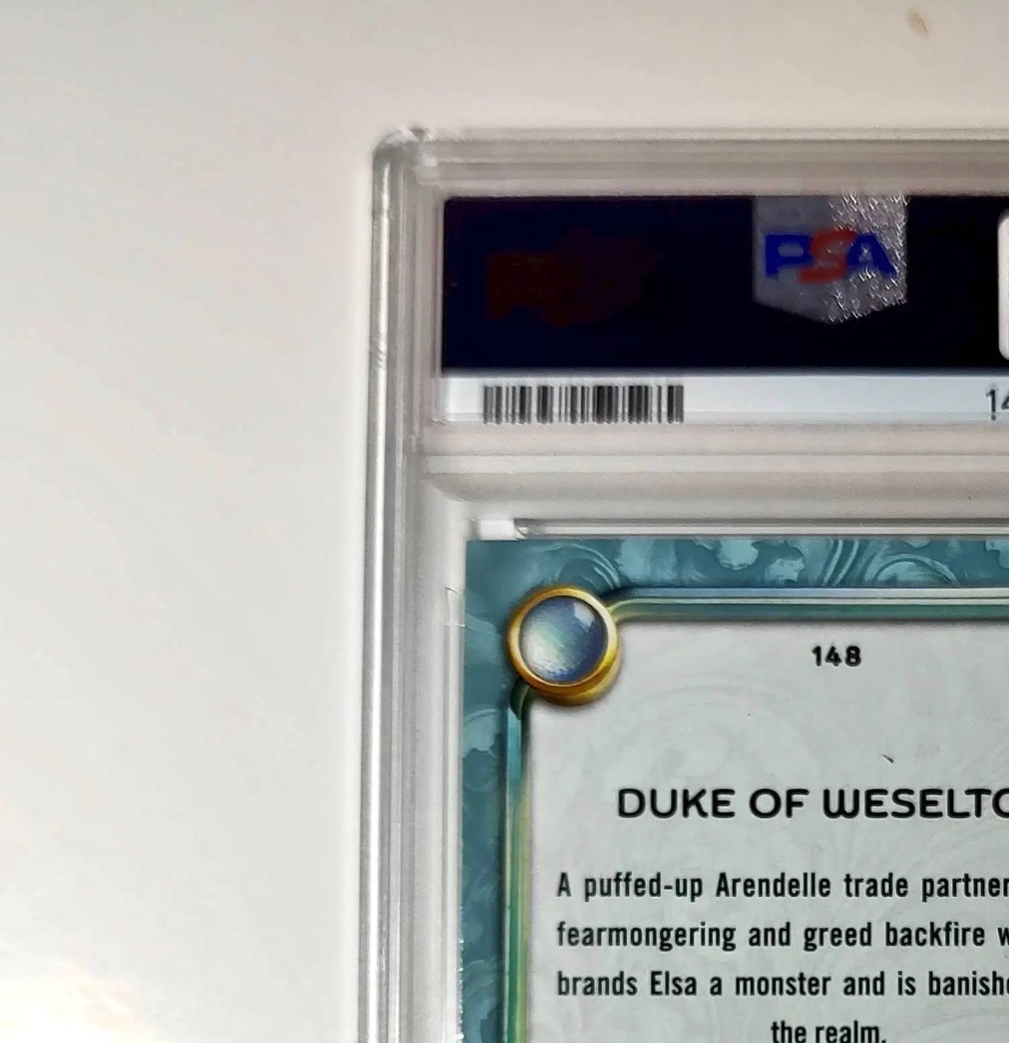 Duke of Weselton 2025 Topps Disney Wonder #148 Diamond Card Frozen PSA 7 - Non-Sports Card Single