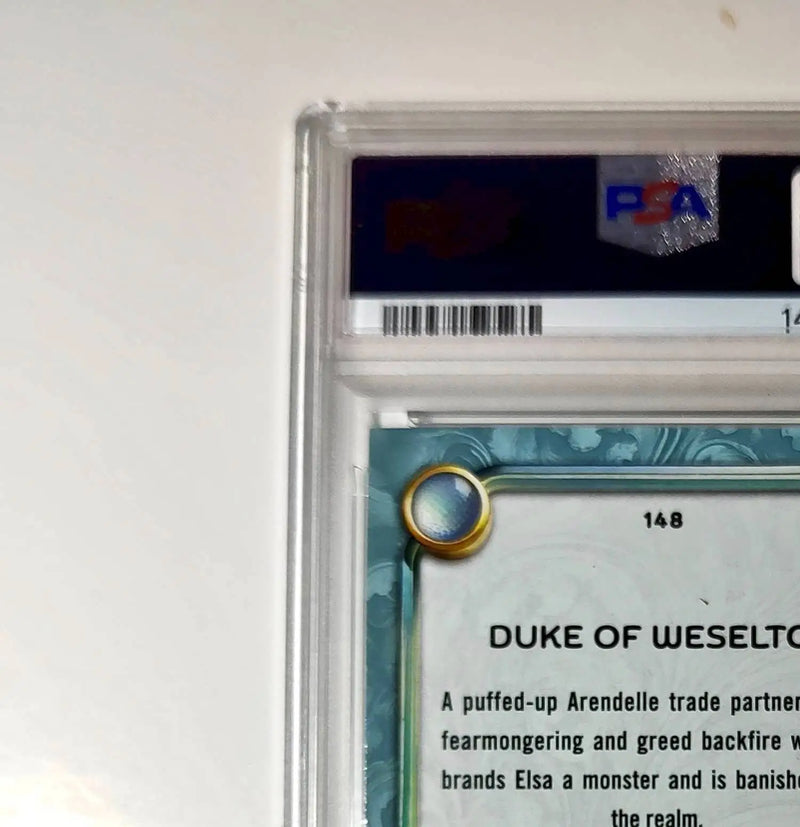 Duke of Weselton 2025 Topps Disney Wonder #148 Diamond Card Frozen PSA 7 - Non-Sports Card Single