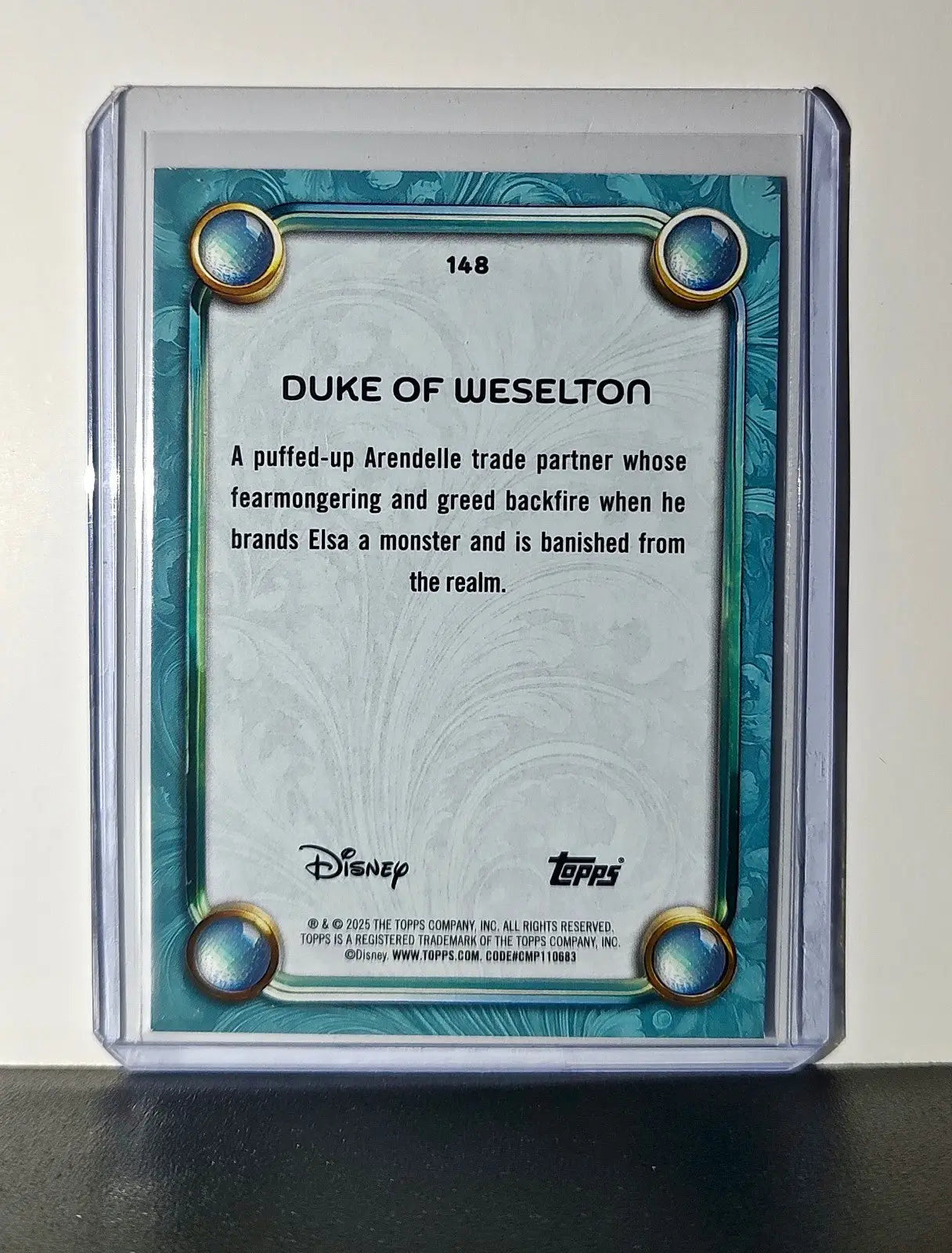 Duke of Weselton 2025 Topps Disney Wonder #148 Diamond Card Frozen - Non-Sports Card Single