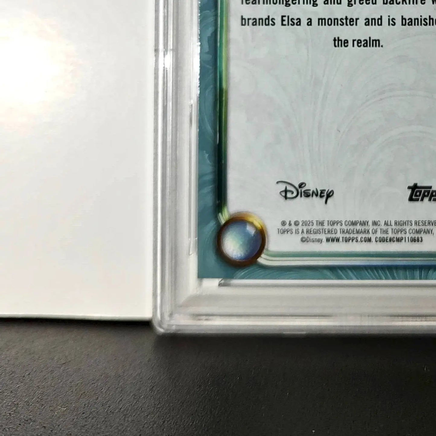 Duke of Weselton 2025 Topps Disney Wonder #148 Diamond Card Frozen PSA 7 - Non-Sports Card Single