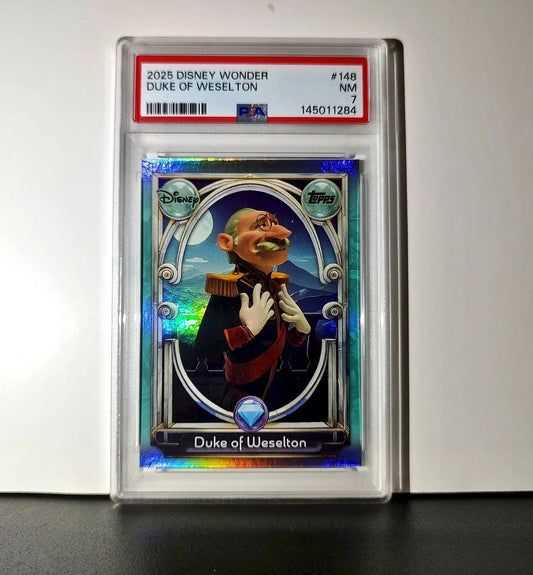 Duke of Weselton 2025 Topps Disney Wonder #148 Diamond Card Frozen PSA 7 - Non-Sports Card Single
