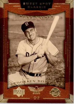 Duke Snider - 2004 Upper Deck Sweet Spot Classic - #25 - Baseball - Baseball Card Single