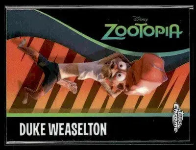 🌟 Duke Weaselton, 2025 Topps Chrome Disney Zootopia #ZI-7 🌟 - Non-Sports Card Single