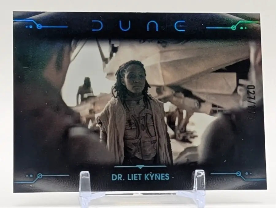 Dune Chrome 2024 Topps Dr. Liet Kynes Aqua Refractor (/175) Non-Sports Card Single
