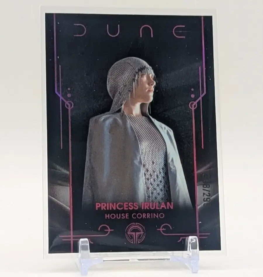 Dune Chrome 2024 Topps Princess Irulan Magenta Refractor (/299) Non-Sports Card Single