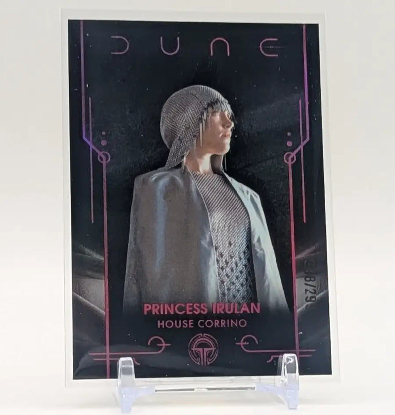 Dune Chrome 2024 Topps Princess Irulan Magenta Refractor (/299) Non-Sports Card Single