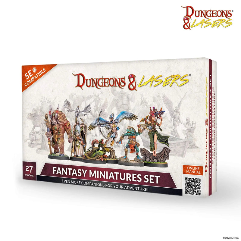 Dungeons & Lasers: Miniatures - Fantasy Miniatures Set - Miniatures