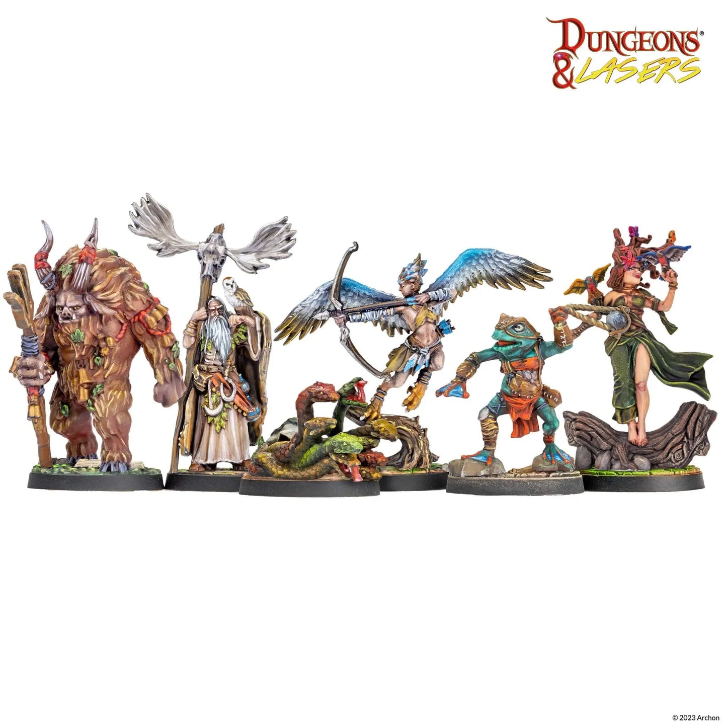 Dungeons & Lasers: Miniatures - Fantasy Miniatures Set - Miniatures