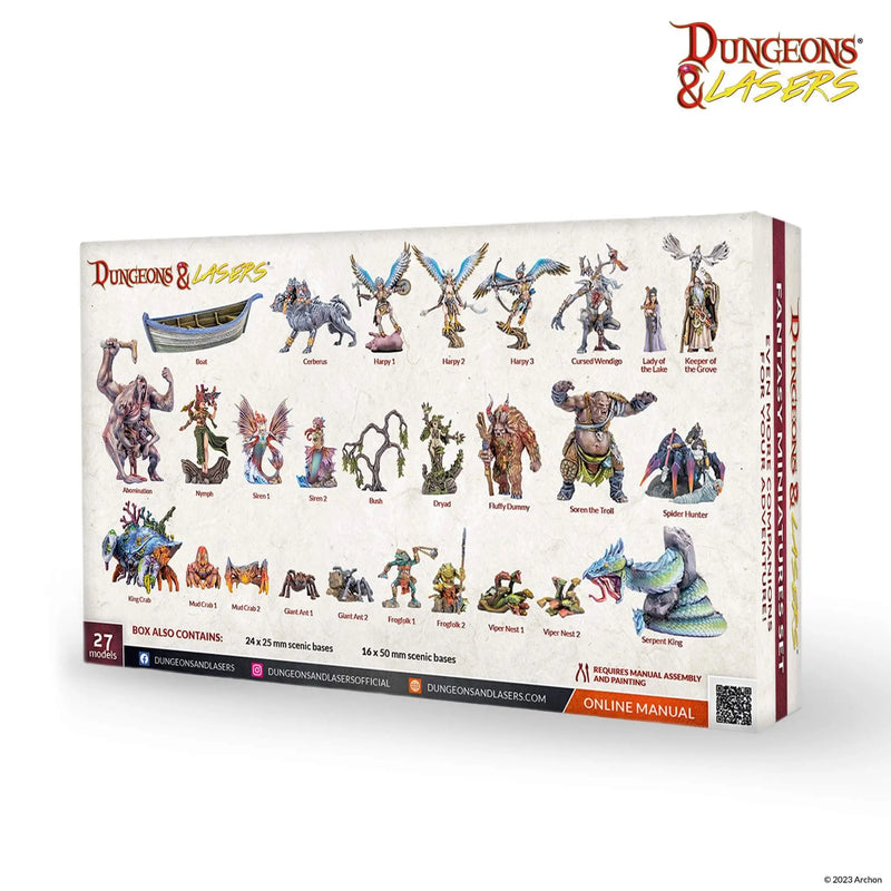 Dungeons & Lasers: Miniatures - Fantasy Miniatures Set - Miniatures
