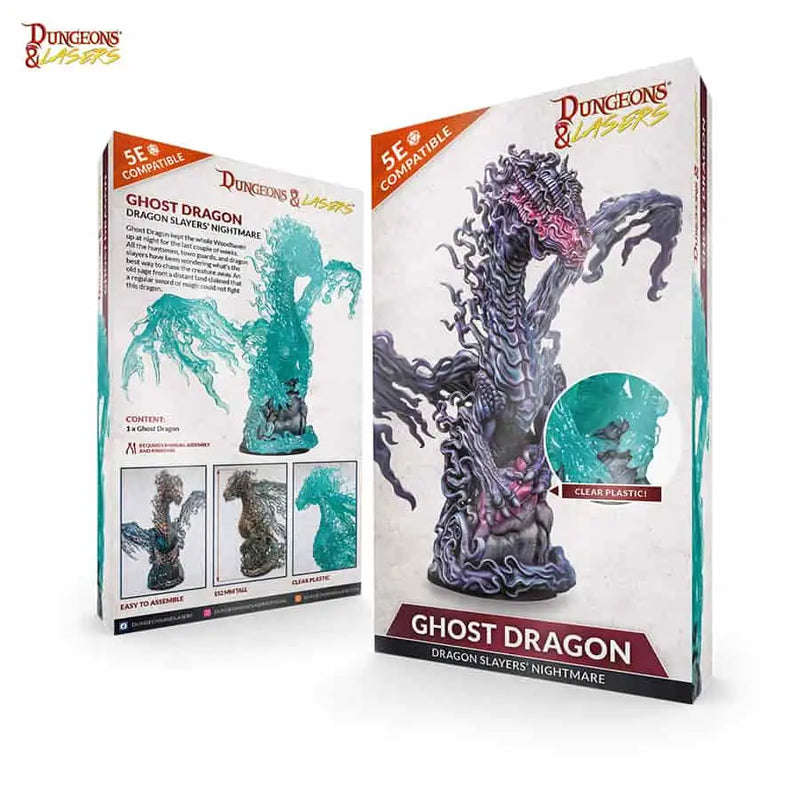 Dungeons & Lasers: Miniatures - Ghost Dragon - Action Figure & Toy