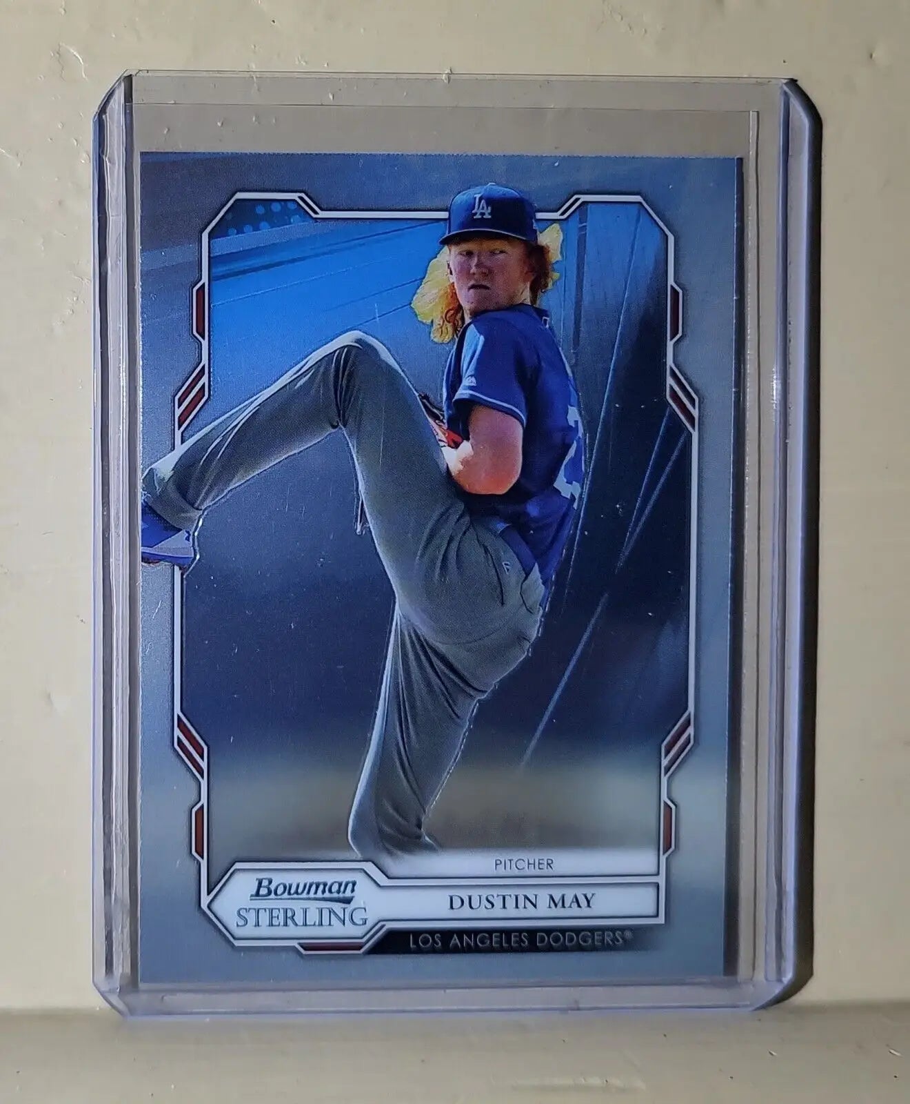 Dustin May 2019 Topps Bowman Sterling MLB #44 Baseball Card Los Angeles Dodgers - Baseball Card Single