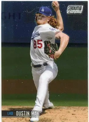 Dustin May 2021 Stadium Club Chrome #143 Los Angeles Dodgers - Baseball Card Single