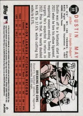 Dustin May 2021 Topps Archives #69 Los Angeles Dodgers - Baseball Card Single