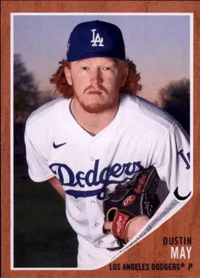 Dustin May 2021 Topps Archives #69 Los Angeles Dodgers - Baseball Card Single