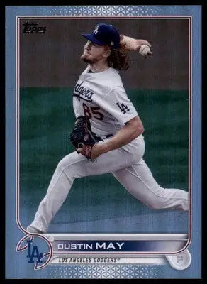 Dustin May 2022 Topps Update Rainbow Foil #US7 Los Angeles Dodgers - Baseball Card Single