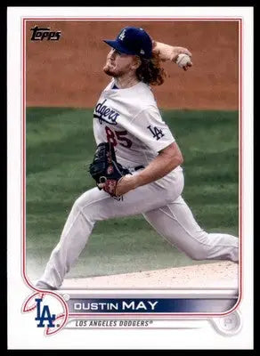 Dustin May 2022 Topps Update #US7 Los Angeles Dodgers - Baseball Card Single