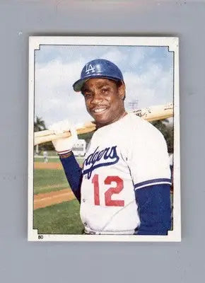 Dusty Baker - 1984 Topps Stickers - #80 - Baseball - Baseball Card Single