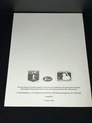 White card featuring MLB logos from Dwight Doc Gooden Auto NY Mets action photo