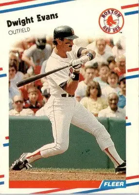 Dwight Evans - 1988 Fleer - #351 - Baseball - Baseball Card Single