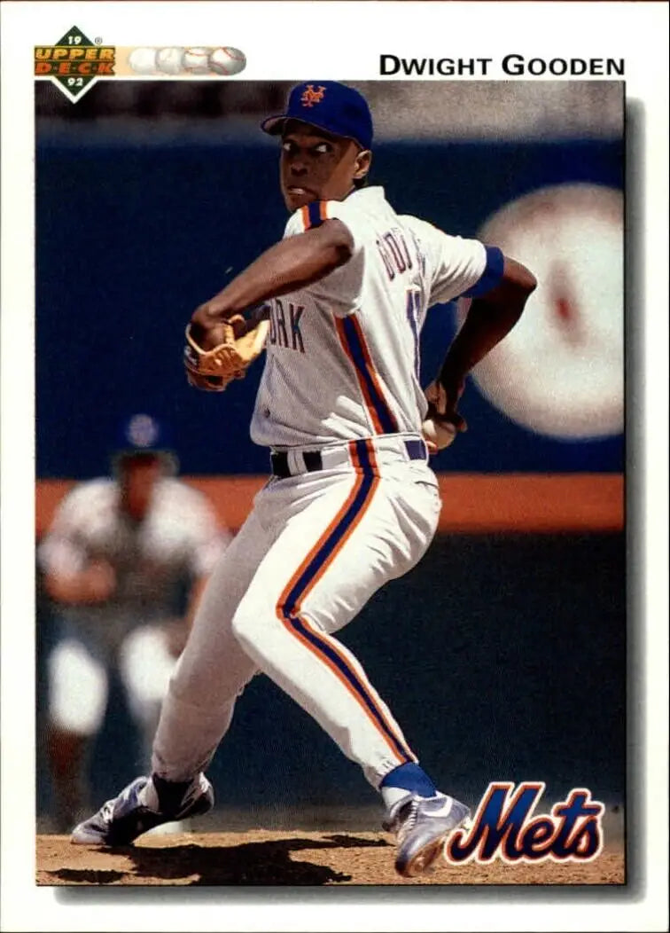 Dwight Gooden 1992 Upper Deck MLB #135 Baseball Card New York Mets - Baseball Card Single