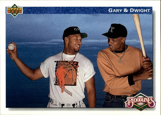 Dwight Gooden / Gary Sheffield 1992 Upper Deck MLB #84 Card New York Mets - Baseball Card Single