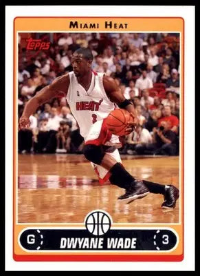 Dwyane Wade 2006-07 Topps #100 Miami Heat - Basketball Card Single