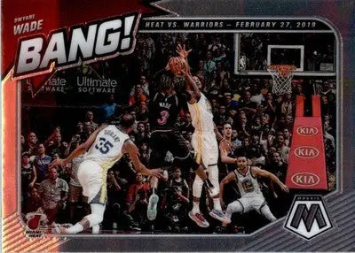 Dwyane Wade - 2020-21 Panini Mosaic - #12 - Bang! Basketball - Basketball Card Single