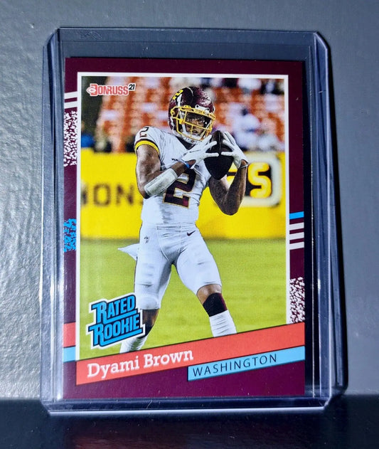 Dyami Brown 2021 Panini NFL Rated Rookie Retro #24 Rookie Card 1/2231 - Football Card Single