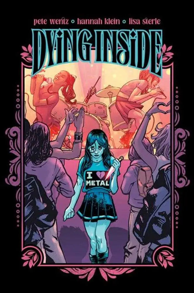 Comic book cover for Dying Inside TPB Direct Market Exclusive featuring intense art