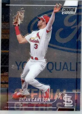 Dylan Carlson - 2022 Stadium Club Chrome - #191 - Baseball - Baseball Card Single