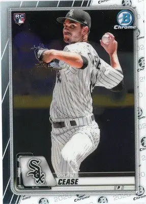 Dylan Cease Rookie 2020 Bowman Chrome #72 Chicago White Sox - Baseball Card Single
