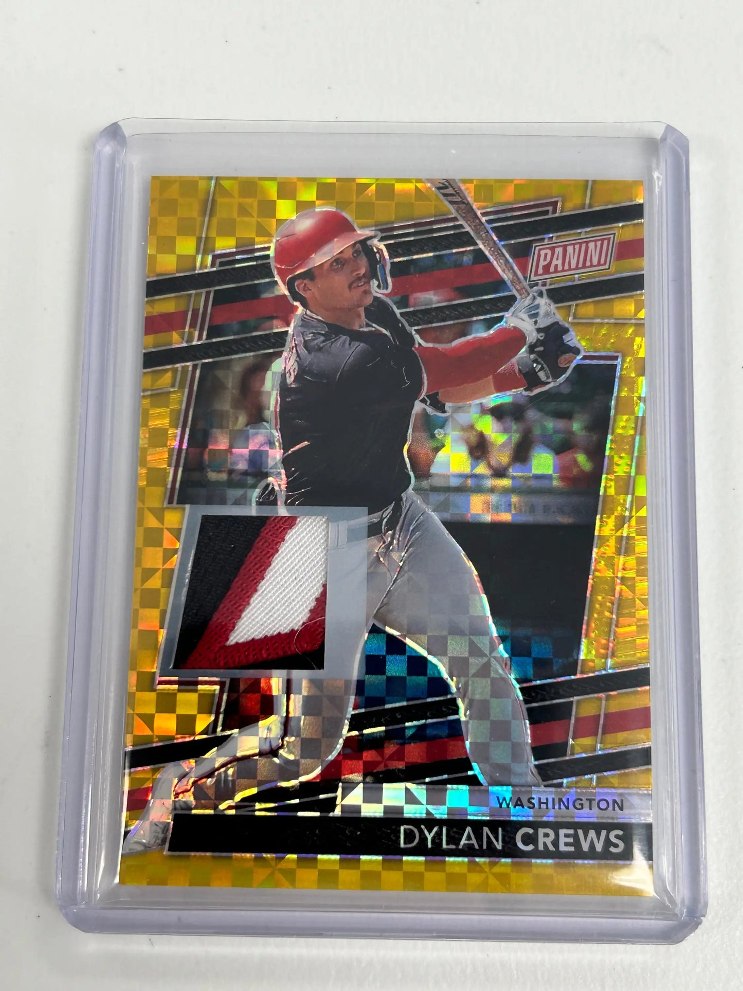 Dylan Crews 2024 Panini National VIP Gold Patch Auto #2/10 - Baseball Card Single