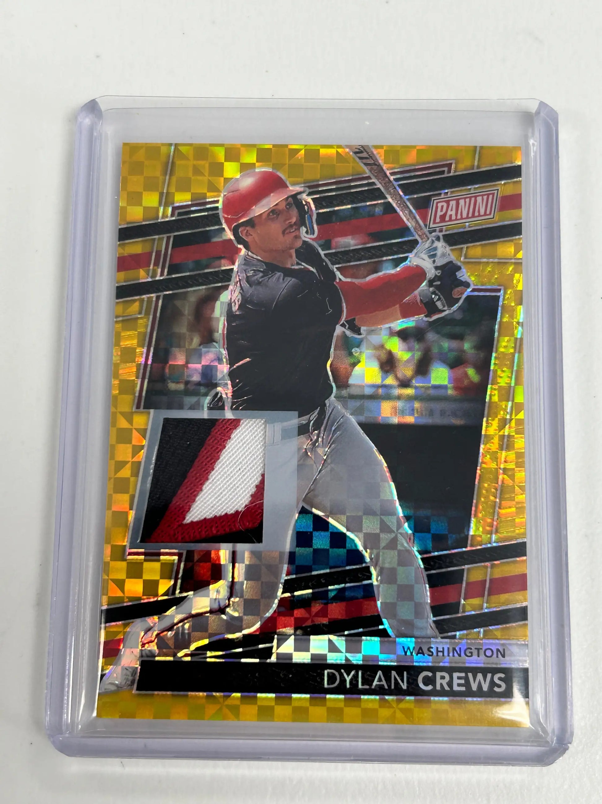 Dylan Crews 2024 Panini National VIP Gold Patch Auto #2/10 - Baseball Card Single