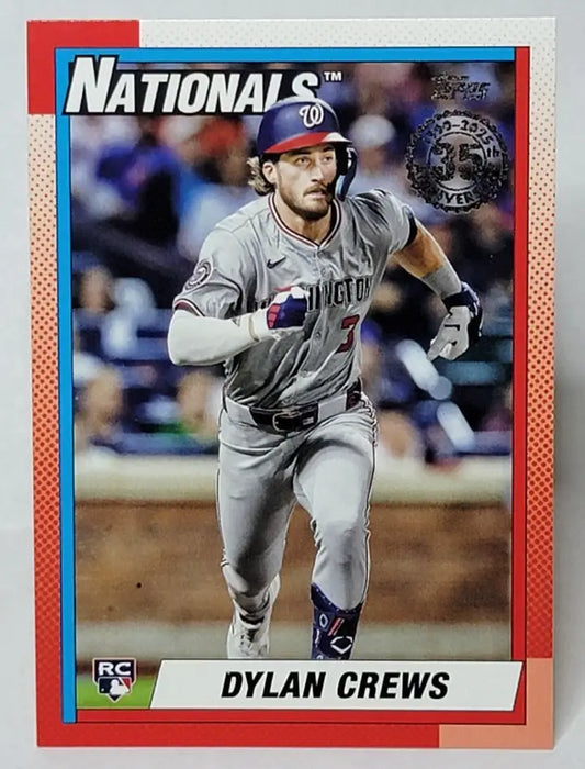 Dylan Crews 2025 Topps Series 2 rookie trading card Washington Nationals
