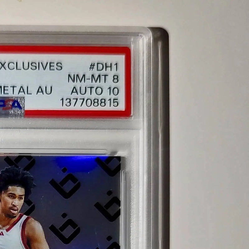 Dylan Harper 2025 Leaf Metal #BILA-DH1 Refractor PSA 8 Auto 10 - Basketball Card Single