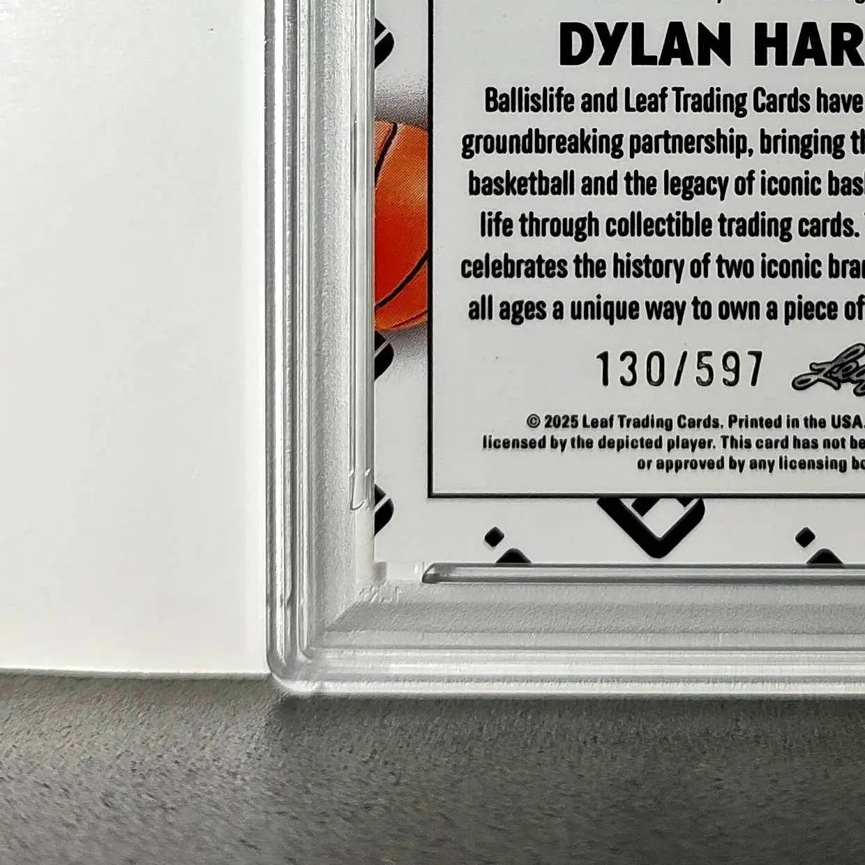 Dylan Harper 2025 Leaf Metal #BILA-DH1 Refractor PSA 8 Auto 10 - Basketball Card Single