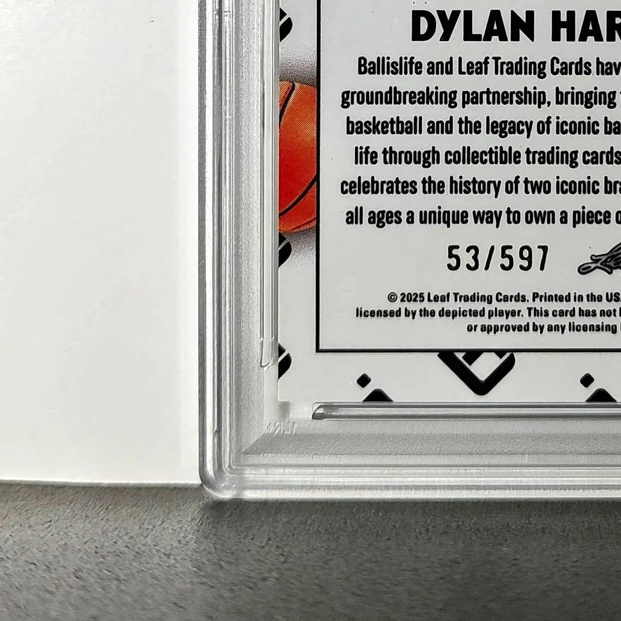 Dylan Harper 2025 Leaf Metal #BILA-DH1 Refractor PSA 8 Auto 10 - Basketball Card Single